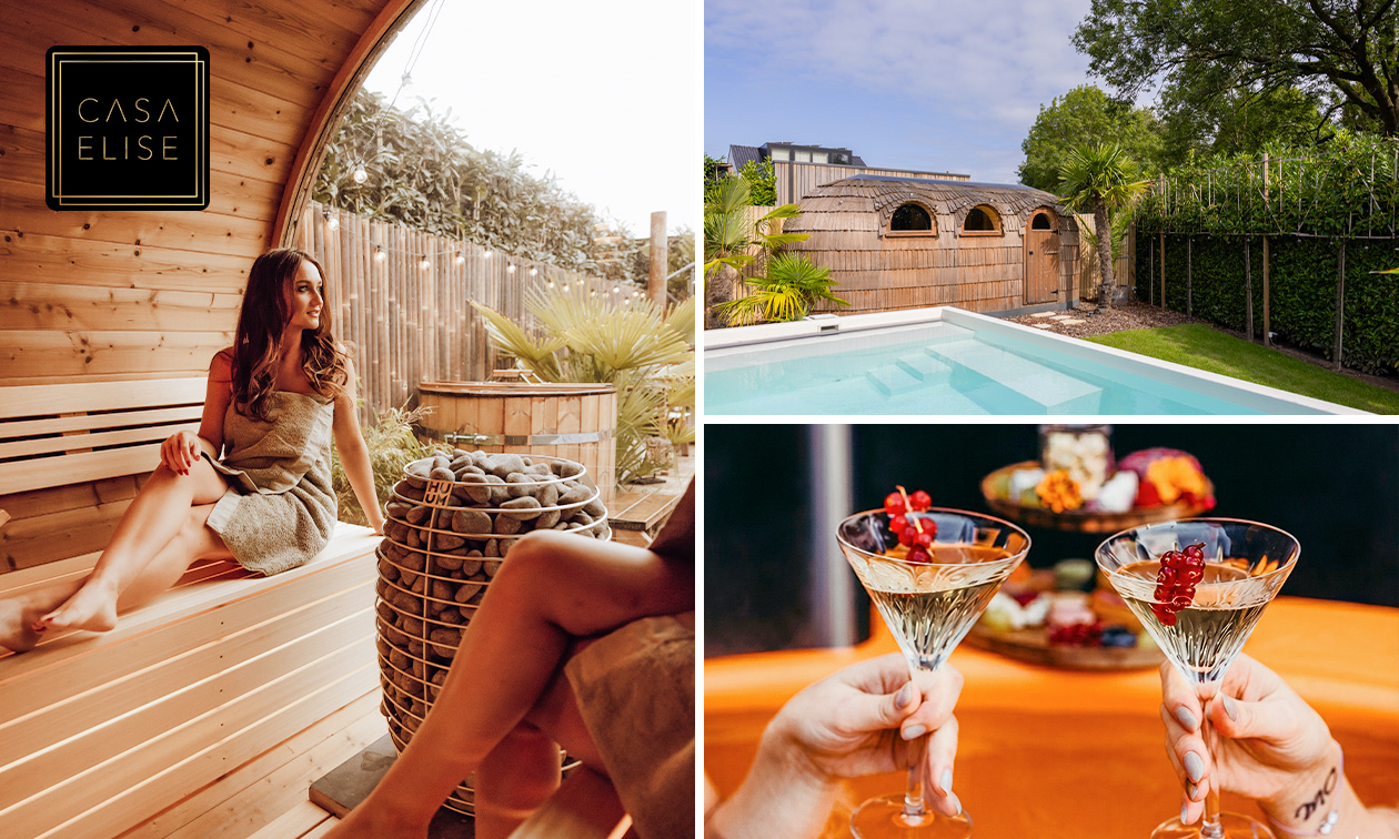 Privésauna-arrangement voor 2 (3 uur) + evt. overnachting