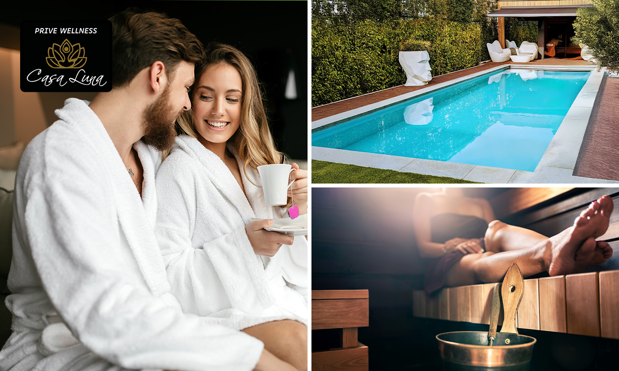 Privé-wellness voor 2 personen (2 of 3 uur) + evt. luxe ontbijt