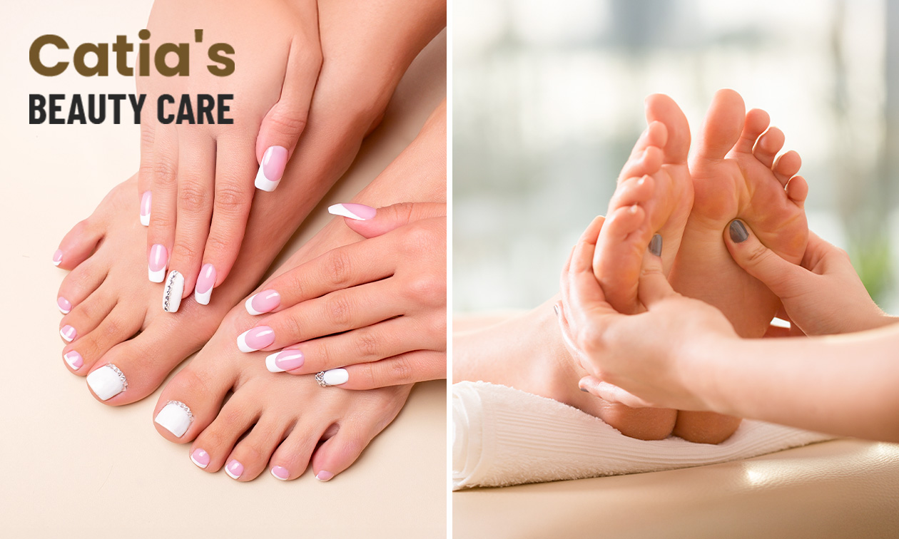 Pedicurebehandeling + gellak of gellak handen en voeten