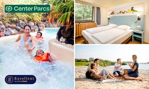 2, 3 of 4 overnachtingen in een cottage voor 5 personen bij Center Parcs De Eemhof