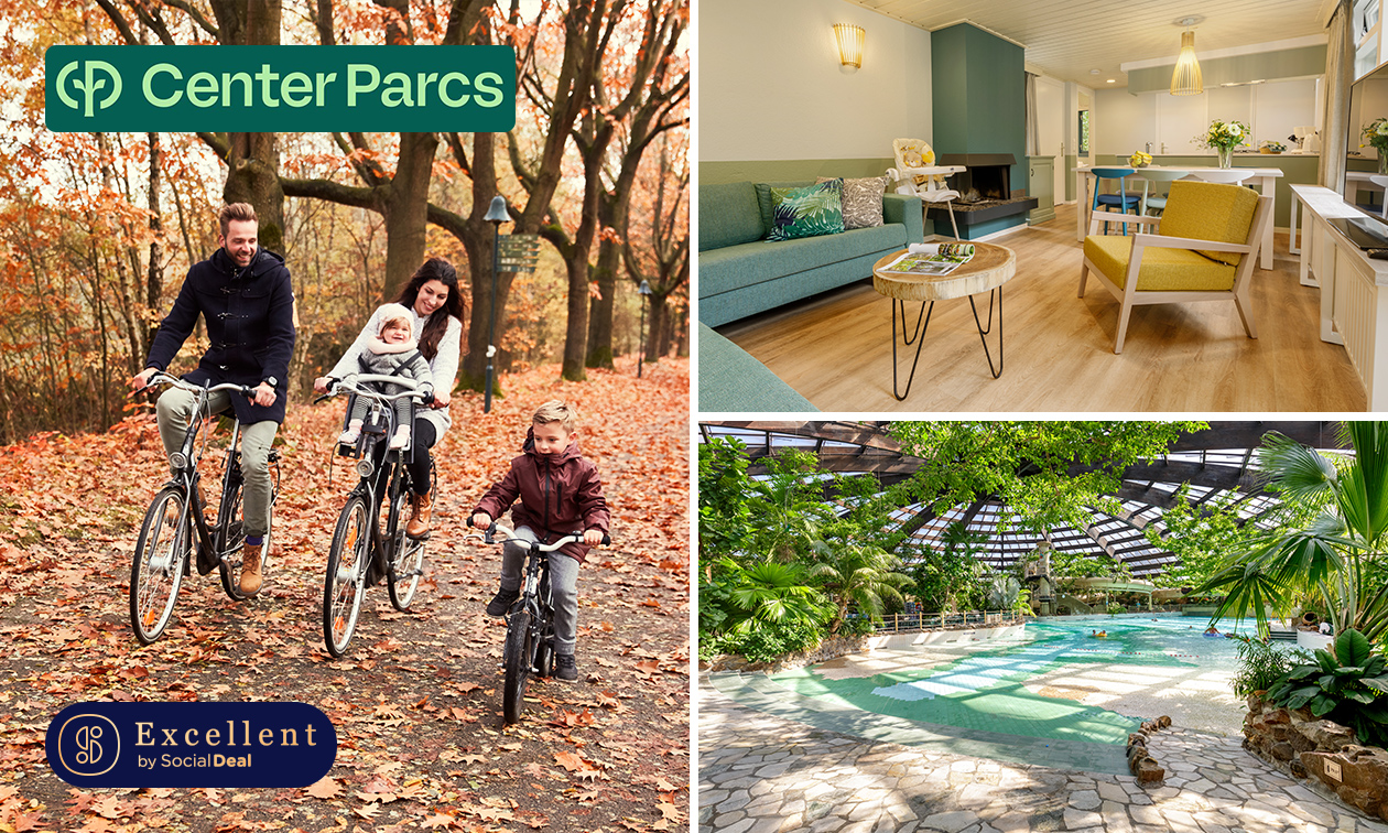 Nuitées pour 4 à 6 personnes à Center Parcs Nuitées pour 4 à 6 personnes à Center Parcs