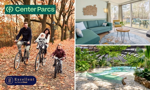 Übernachtungen für 2 bis 6 Personen bei Center Parcs