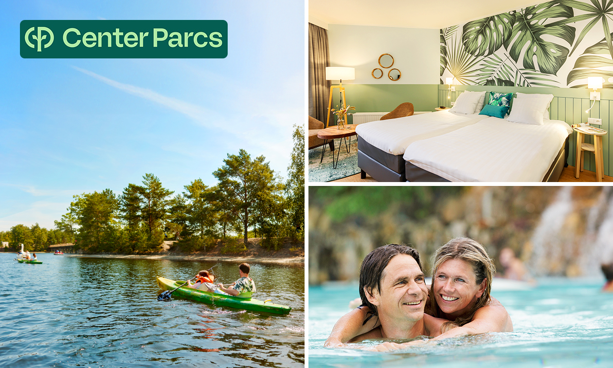 1 oder 2 Übernachtung(en) für 2 + Frühstück im Center Parcs Hotel De Vossemeren