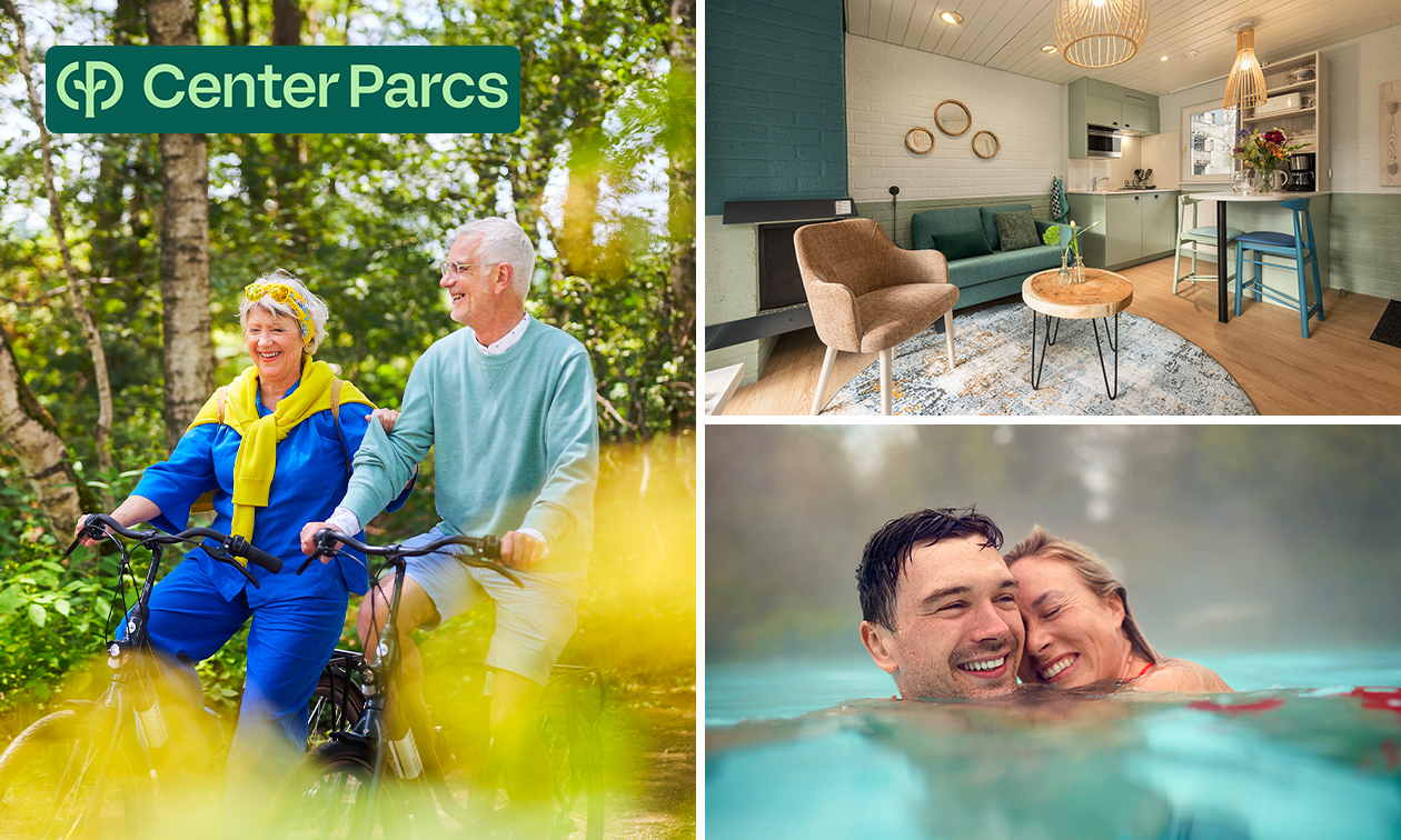 2, 3 oder 4 Übernachtungen für 2 im Center Parcs Erperheide