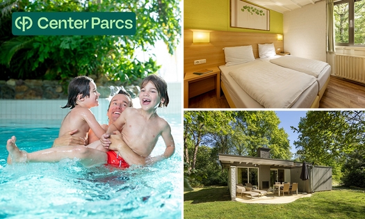 3, 4 of 7 overnachtingen voor 4 of 6 personen in Center Parcs Limburgse Peel