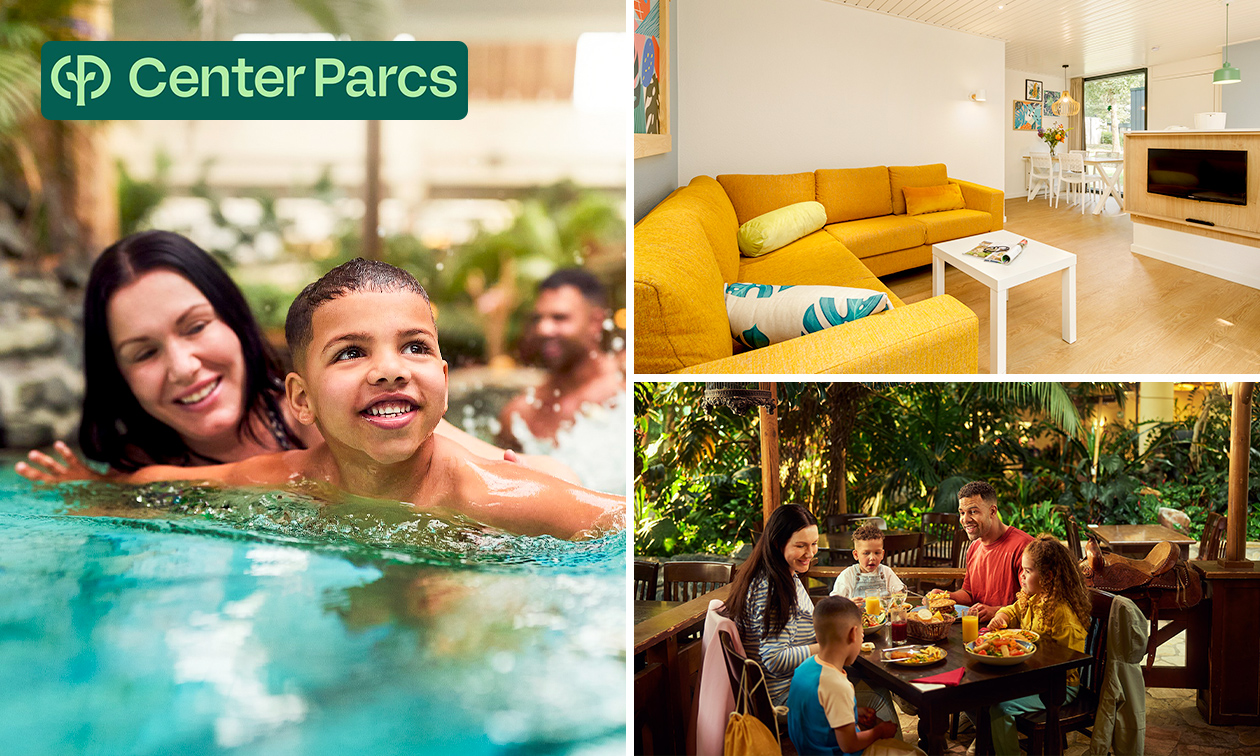 Week-end ou demi-semaine pour 4 à 6 au Center Parcs Mystery Park aux Pays-Bas