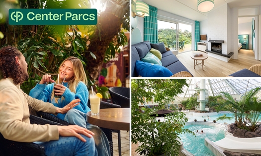 2, 3 oder 4 Übernachtungen für 4 bis 8 Personen im Center Parcs Zandvoort