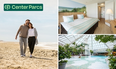 1 oder 2 Übernachtung(en) für 2 + Frühstück im Center Parcs