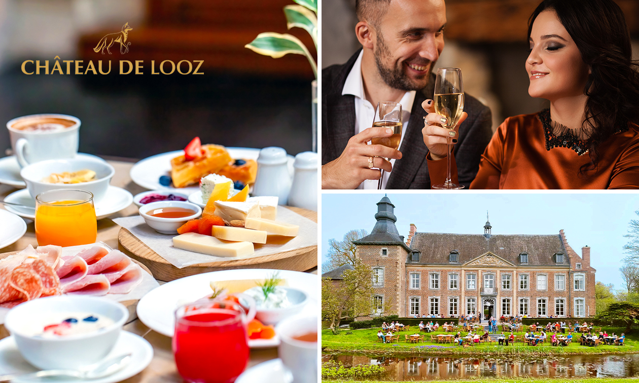 Luxe ontbijt + cava bij Château De Looz