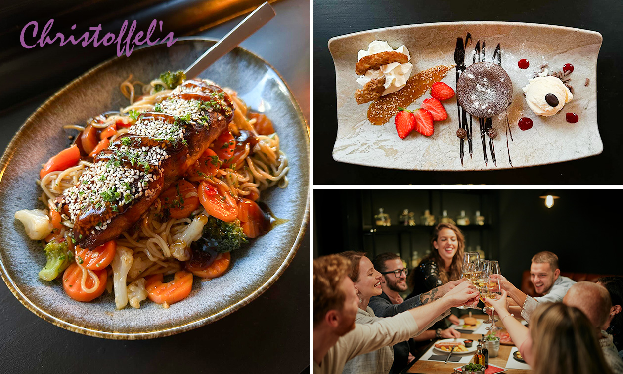 3-gangendiner à la carte bij Christoffel's