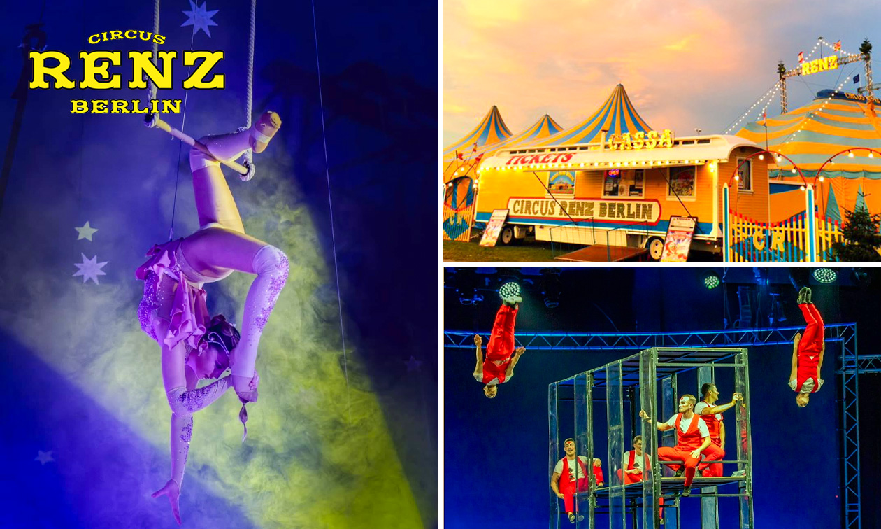 Entree Circus Renz Berlin in Hippolytushoef of Heerenveen