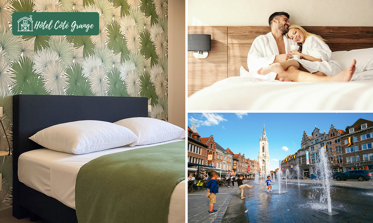 Übernachtung für 2 + Frühstück in Tournai