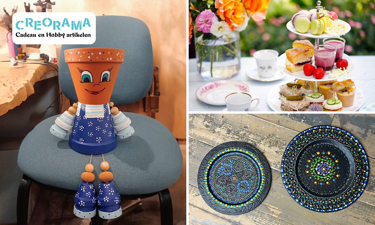 Creatieve workshop + koffie/thee + lekkernij of high tea (3 uur)