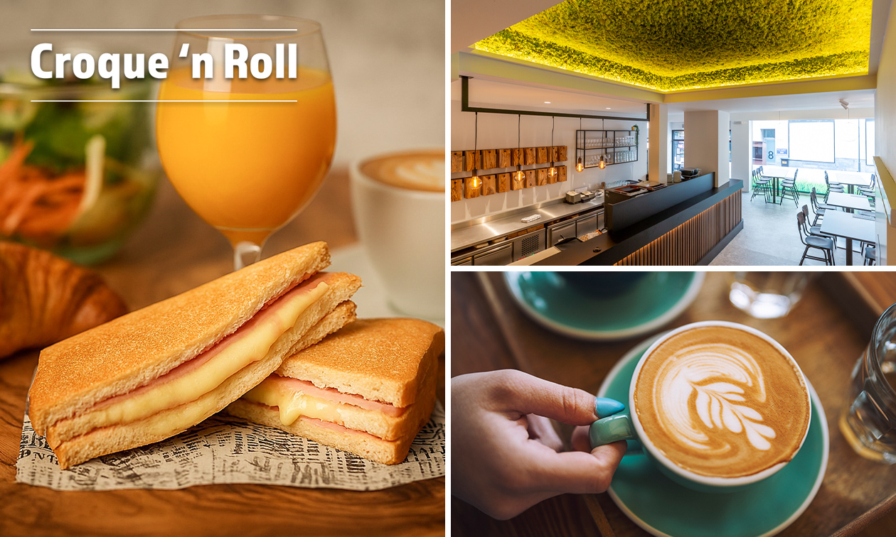 Luxe brunch inclusief drankjes bij Croque 'n Roll