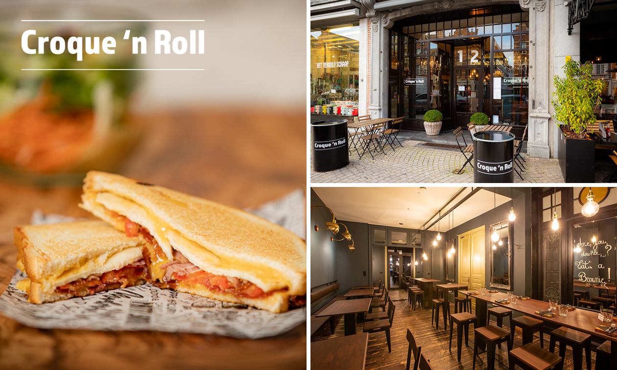 2 croques + slaatje in Mechelen