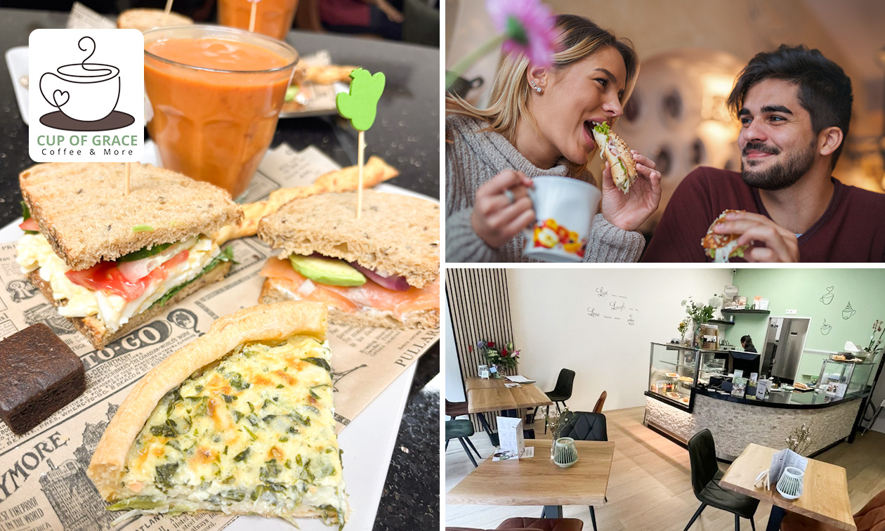 Lunchplank bij Cup of Grace
