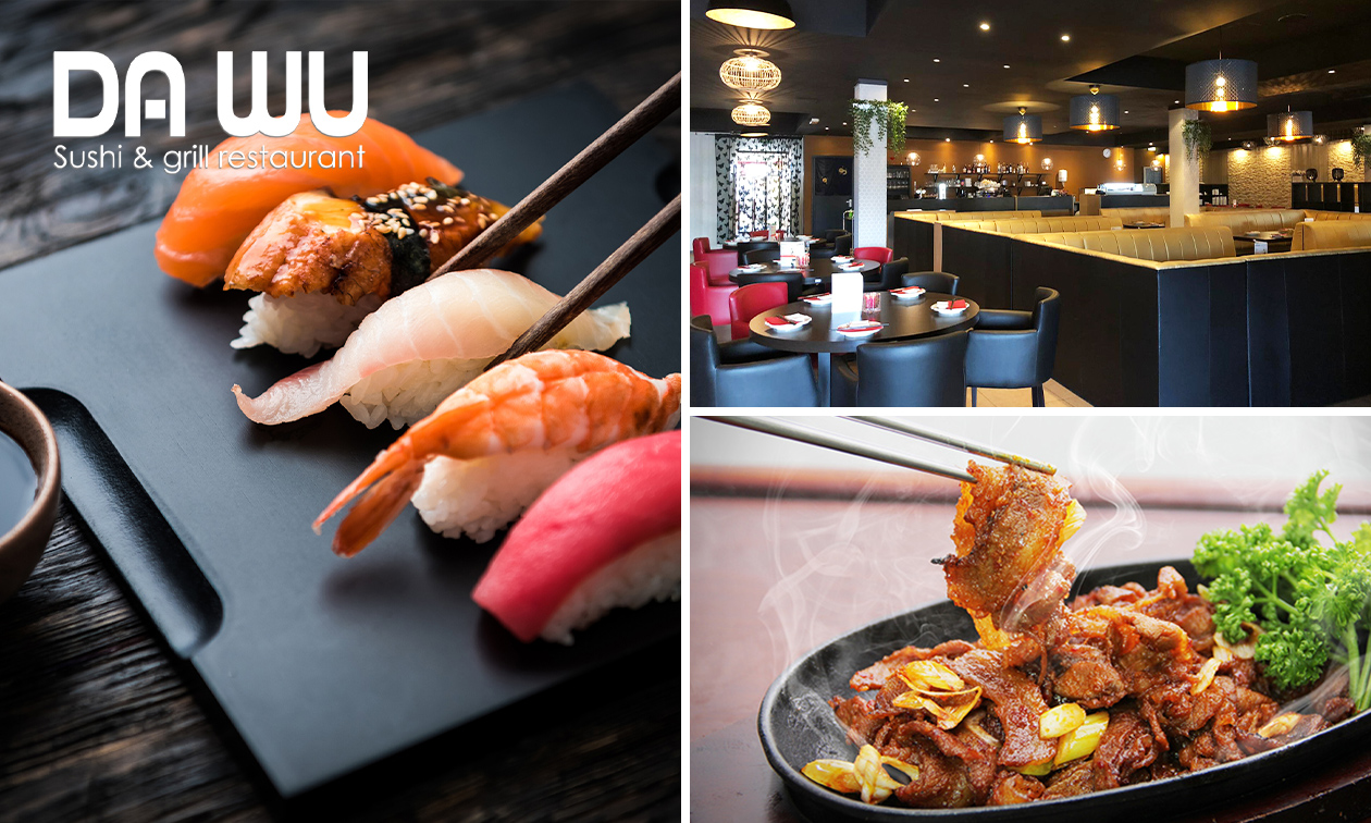 All-You-Can-Eat sushi (2,5 uur) bij Da Wu