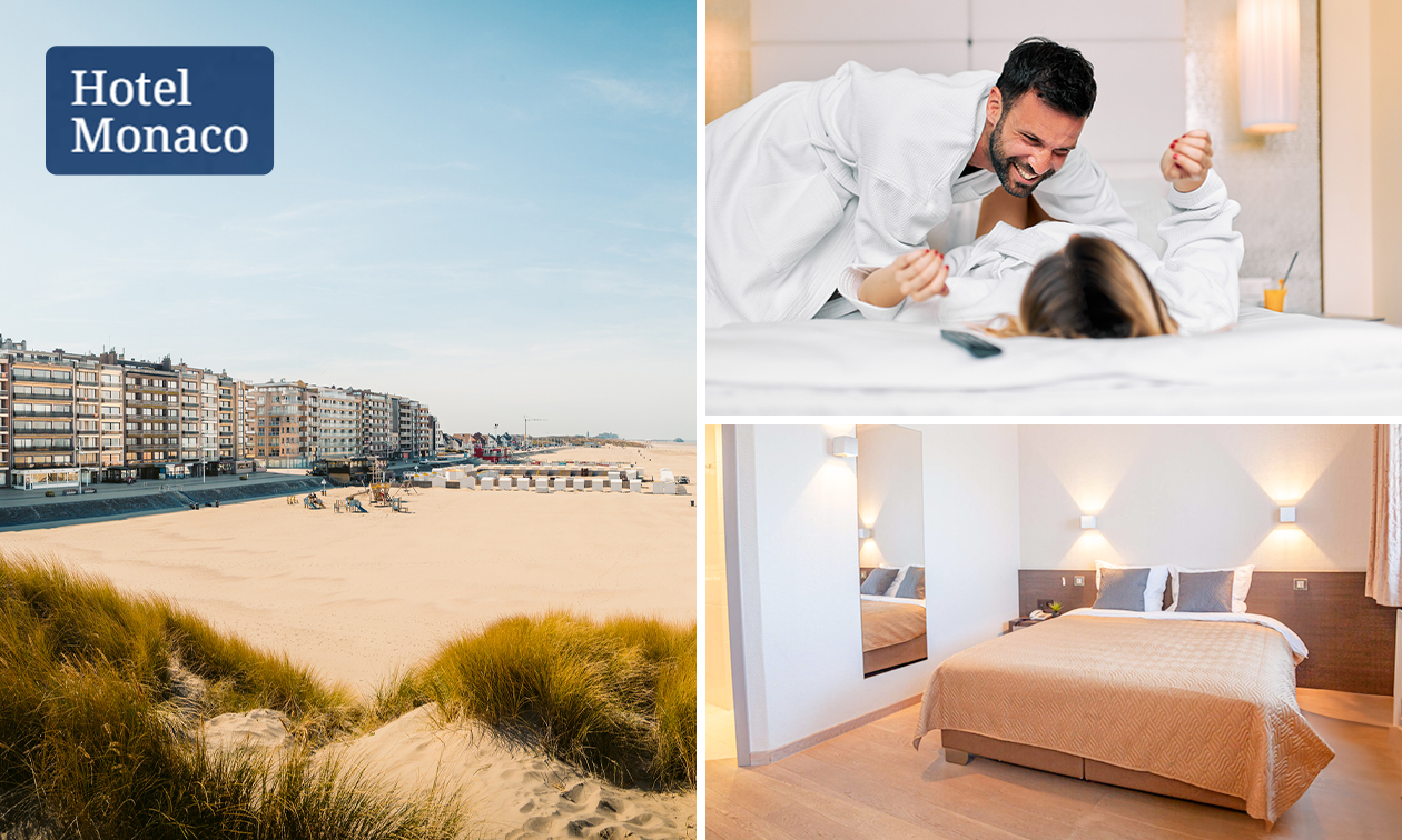 Übernachtung für 2 + Frühstück + Late Check-out an der belgischen Küste