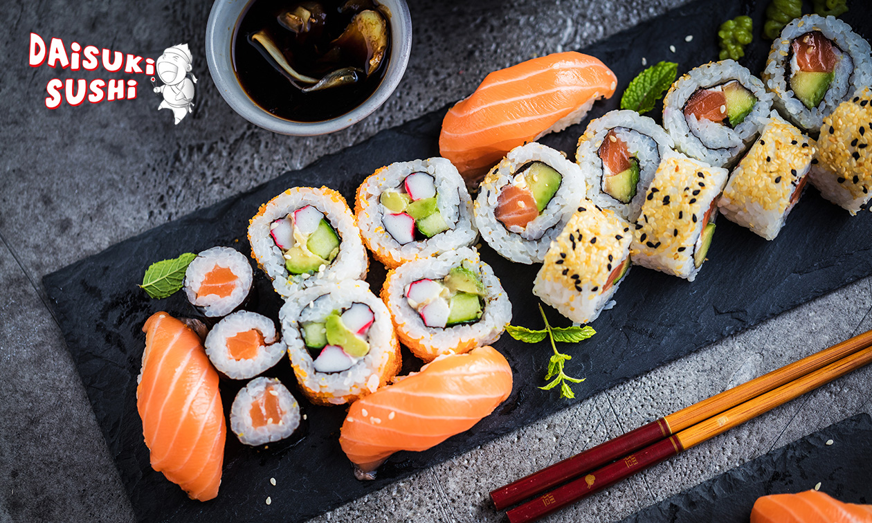 Sushibox (44 of 106 stuks) van Daisuki Sushi voor thuisbezorging