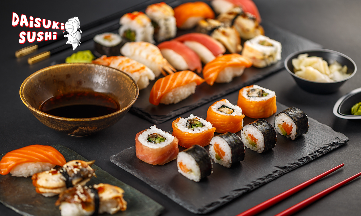 Sushibox (44 of 106 stuks) voor afhaal van Daisuki Sushi