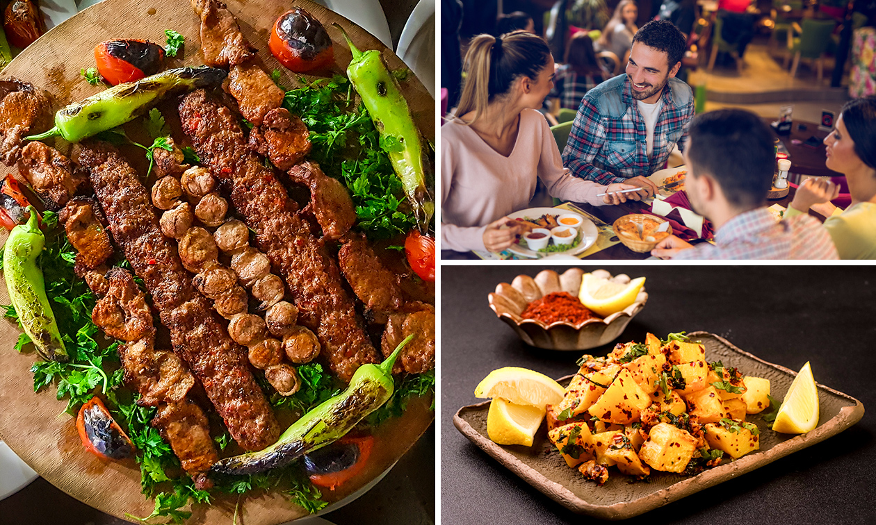 Menu libanais en 3 services