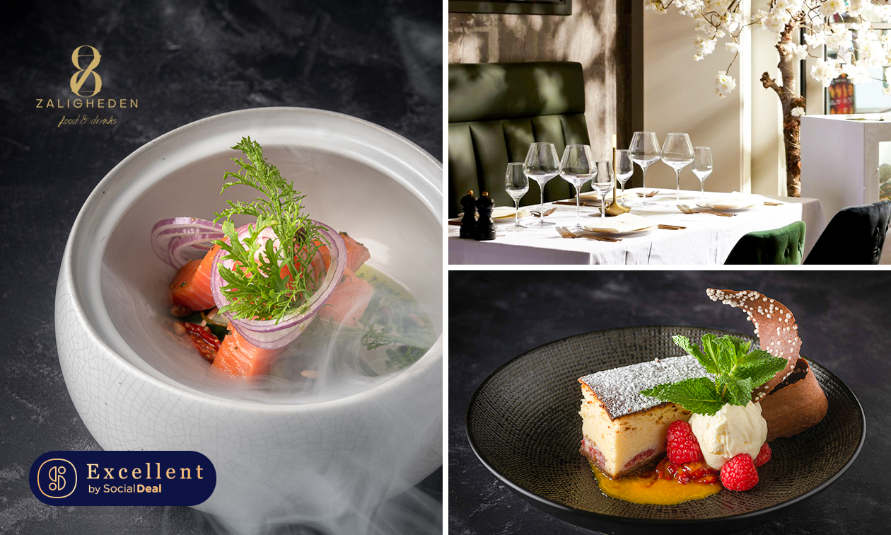 3-gangen keuzelunch of -diner bij De Acht Zaligheden