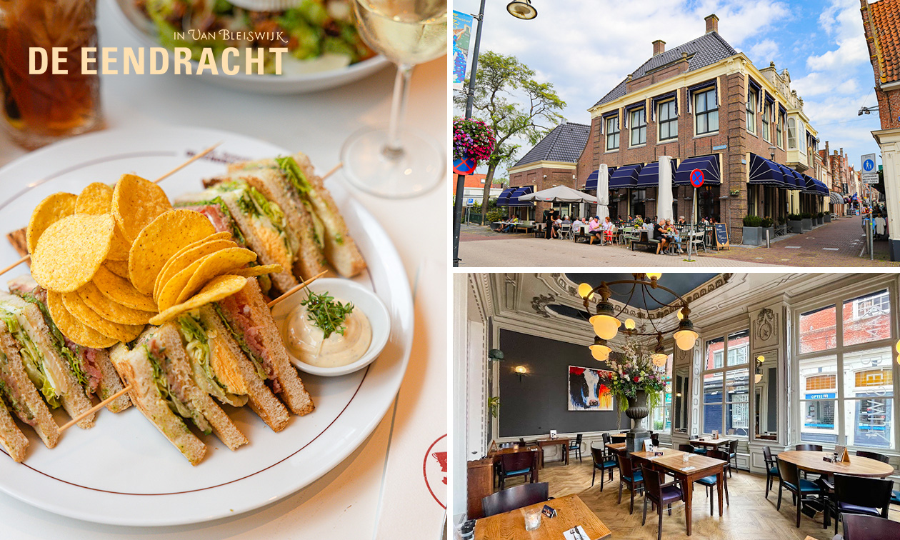 Clubsandwich naar keuze bij De Eendracht in Van Bleiswijk