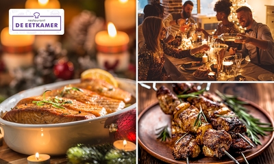 4-gangen kerstbuffet voor afhaal bij de Eetkamer