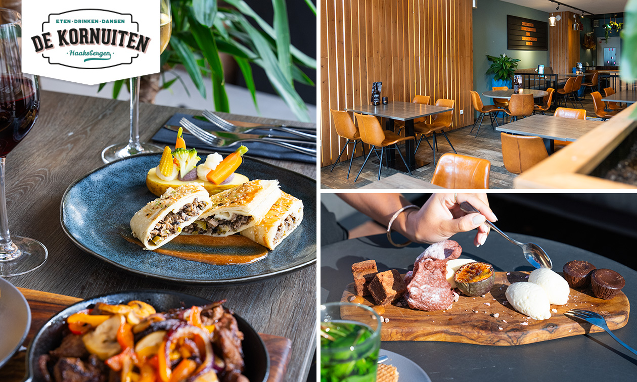 3-gangendiner à la carte + amuse De Kornuiten