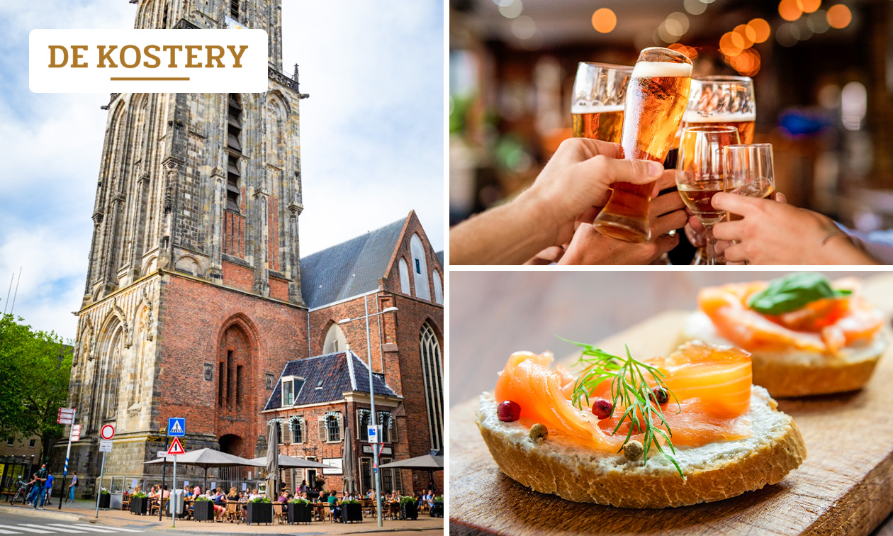 High beer of high wine + hapjes bij De Kostery