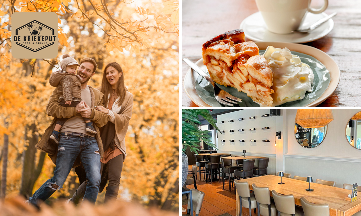 Wandelarrangement + 2-gangenlunch bij De Kriekeput