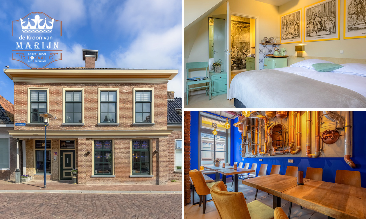 Übernachtung für 2 mit Willkommenspaket und Late Check-out in Friesland