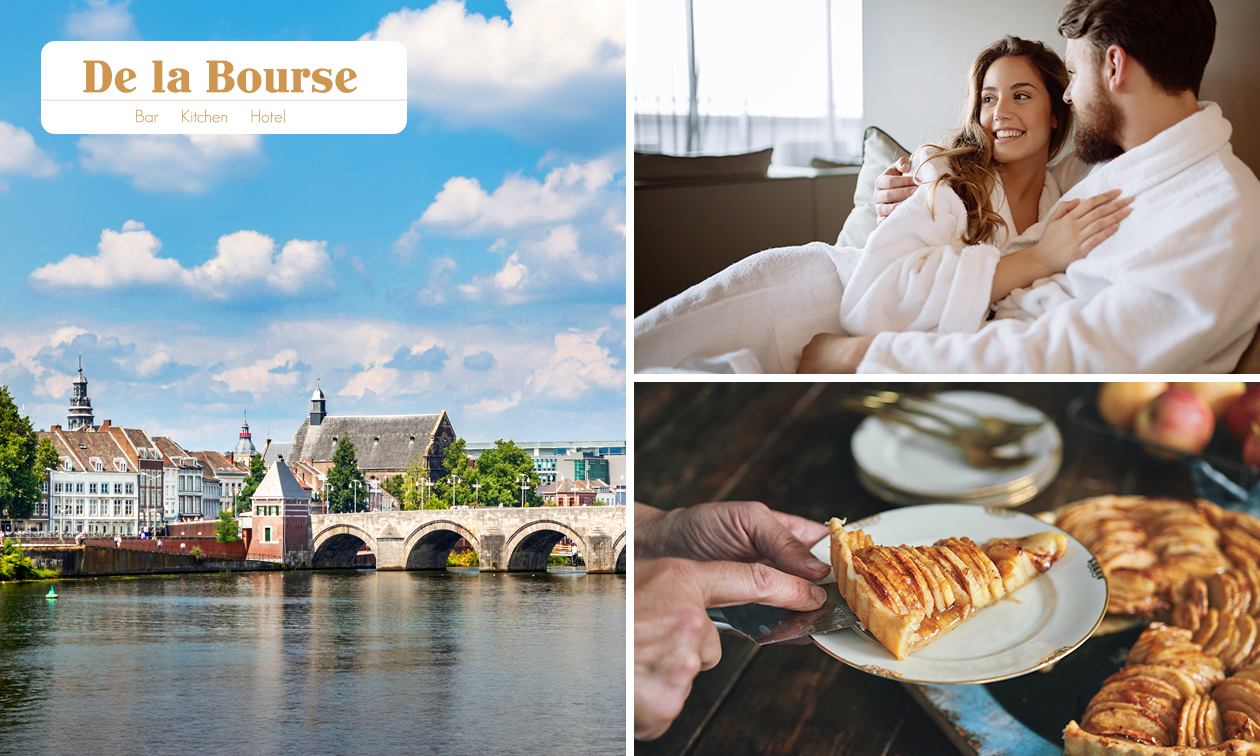 Übernachtung für 2 + Kaffee + Kuchen oder Hauptgericht in Maastricht