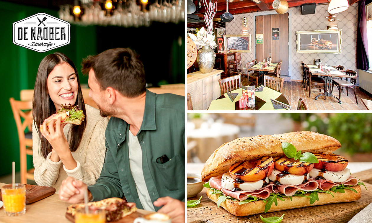 2-gangen keuzelunch bij De Naober