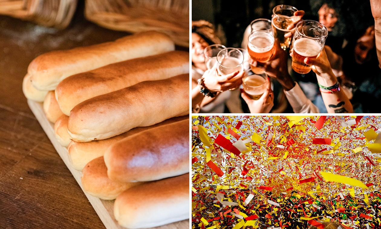 2 bier of fris + 2 shotjes + 2 worstenbroodjes bij De Raadskelder in hartje Oeteldonk