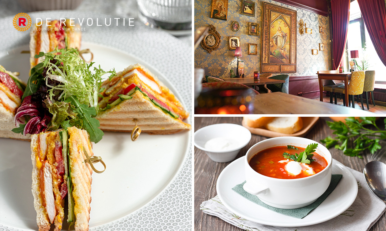 2-gangenlunch à la carte bij De Revolutie