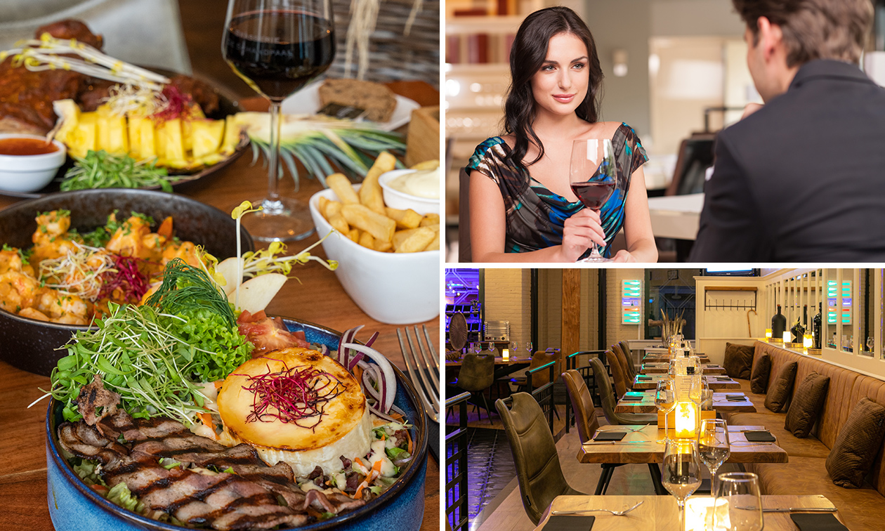 3-gangen keuzelunch of -diner bij De Schandpaal