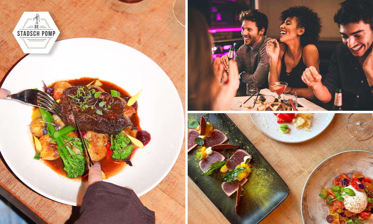 3-gangendiner van de chef + amuse + brood