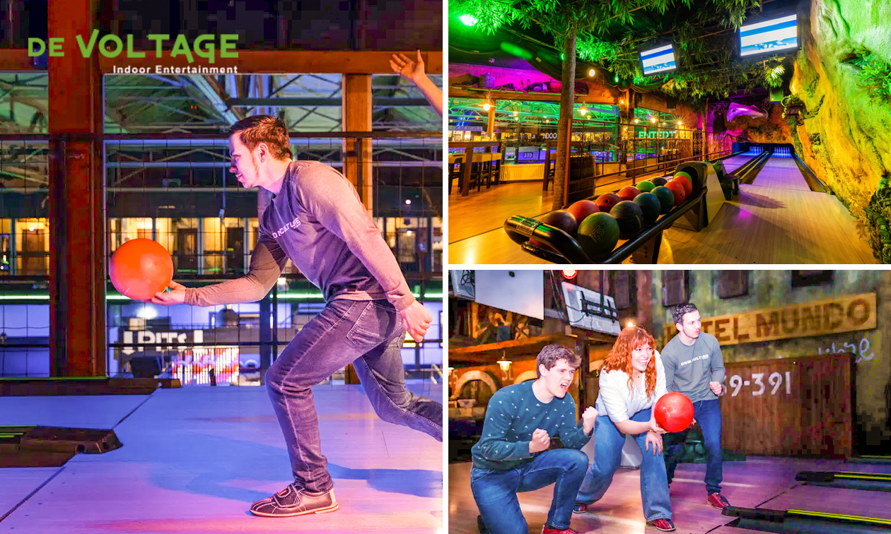Bowlen (110 min) bij De Voltage Indoor Entertainment