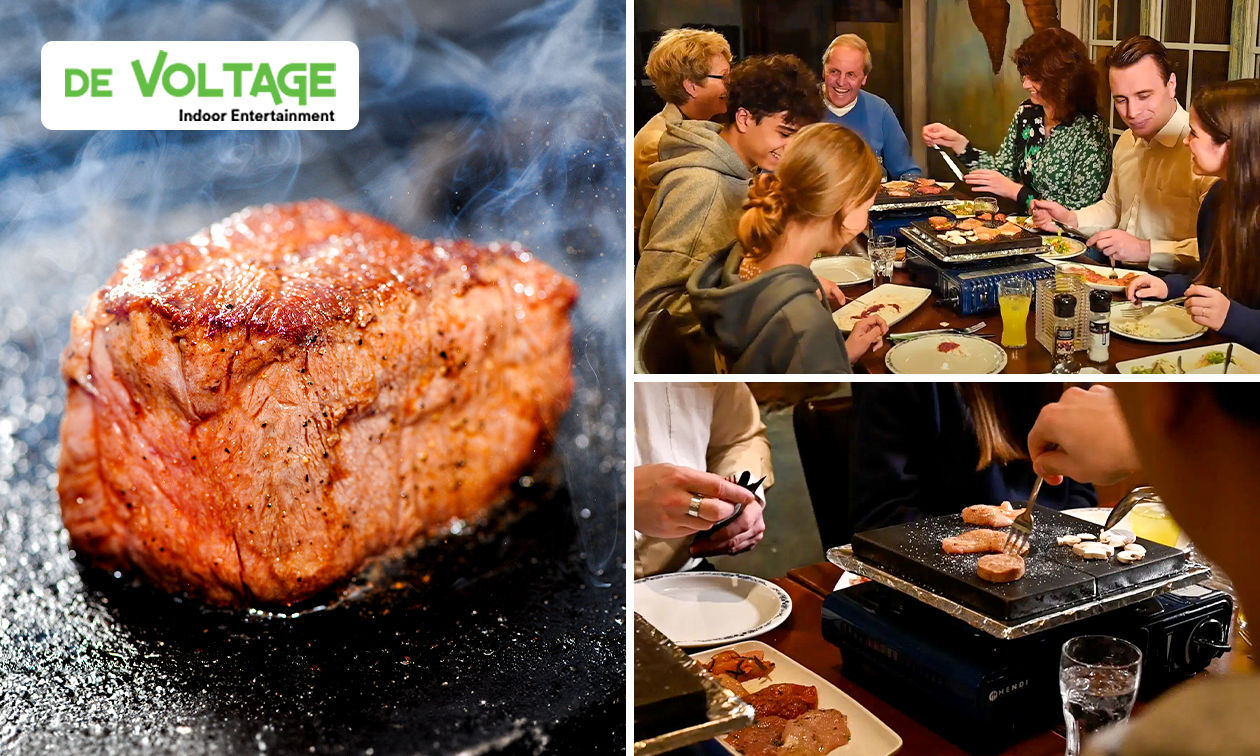 Steengrillen bij De Voltage Indoor Entertainment