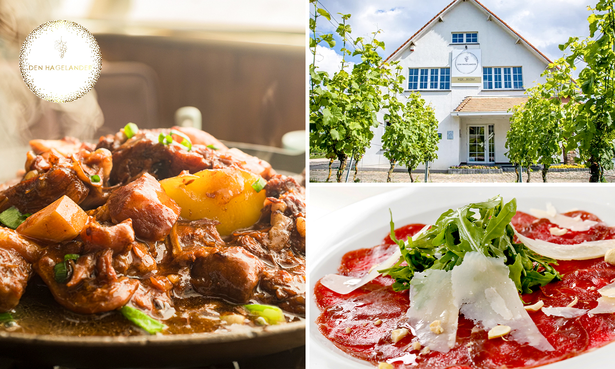 3-gangendiner of -lunch à la carte bij Den Hagelander