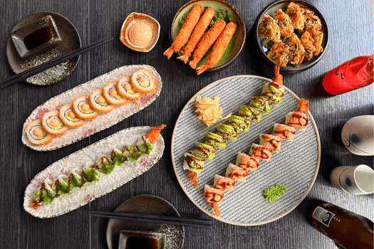 Sushi takeaway-menu
