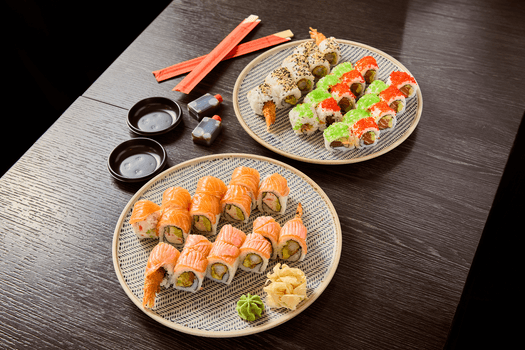 Takeaway-menu fra Dinner Sushi