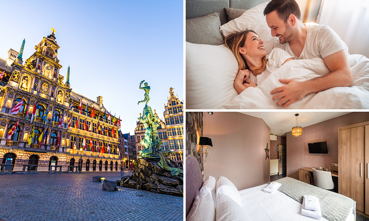 Übernachtung für 2 + Frühstück + Late Check-Out in Antwerpen