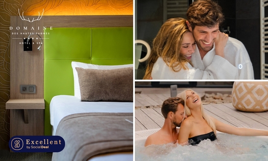 Übernachtung für 2 + Zugang zum Wellnesszentrum (3 Stunden) im Herzen der Ardennen