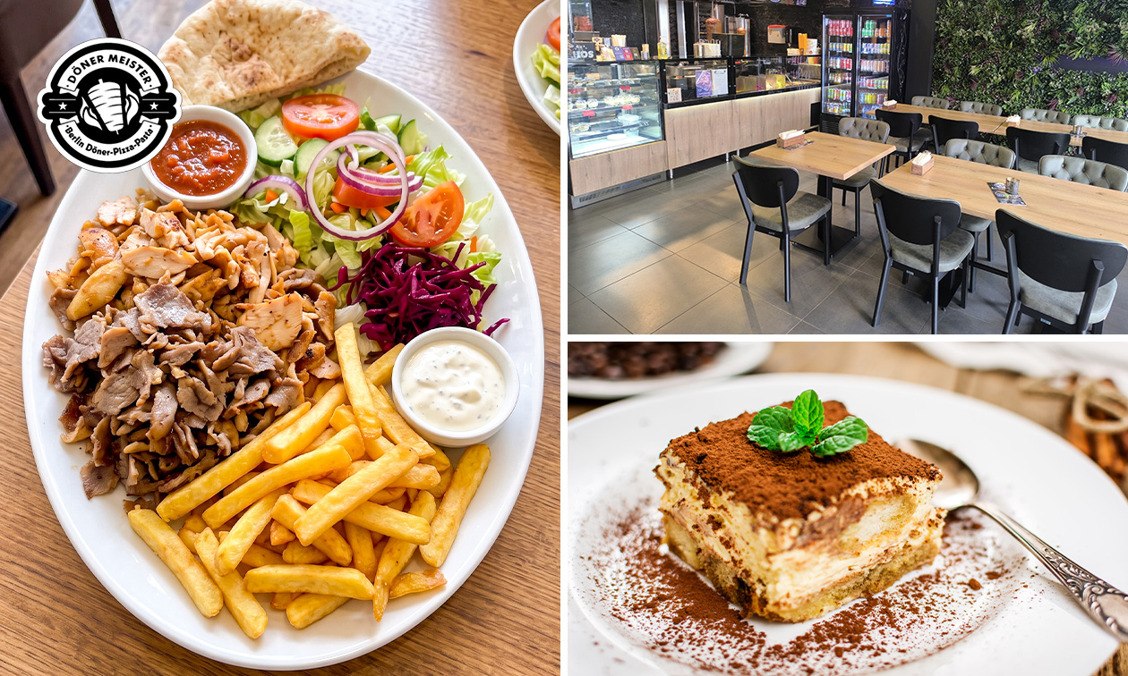 Hoofdgerecht + frisdrank of 2-gangen keuzediner of -lunch voor afhaal of dine-in