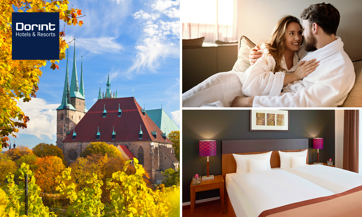 2 Übernachtungen für 2 + Frühstück + mehr in der Blumenstadt Erfurt