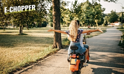 Huur e-chopper (2,5 uur) bij E-chopper Noordwijkerhout
