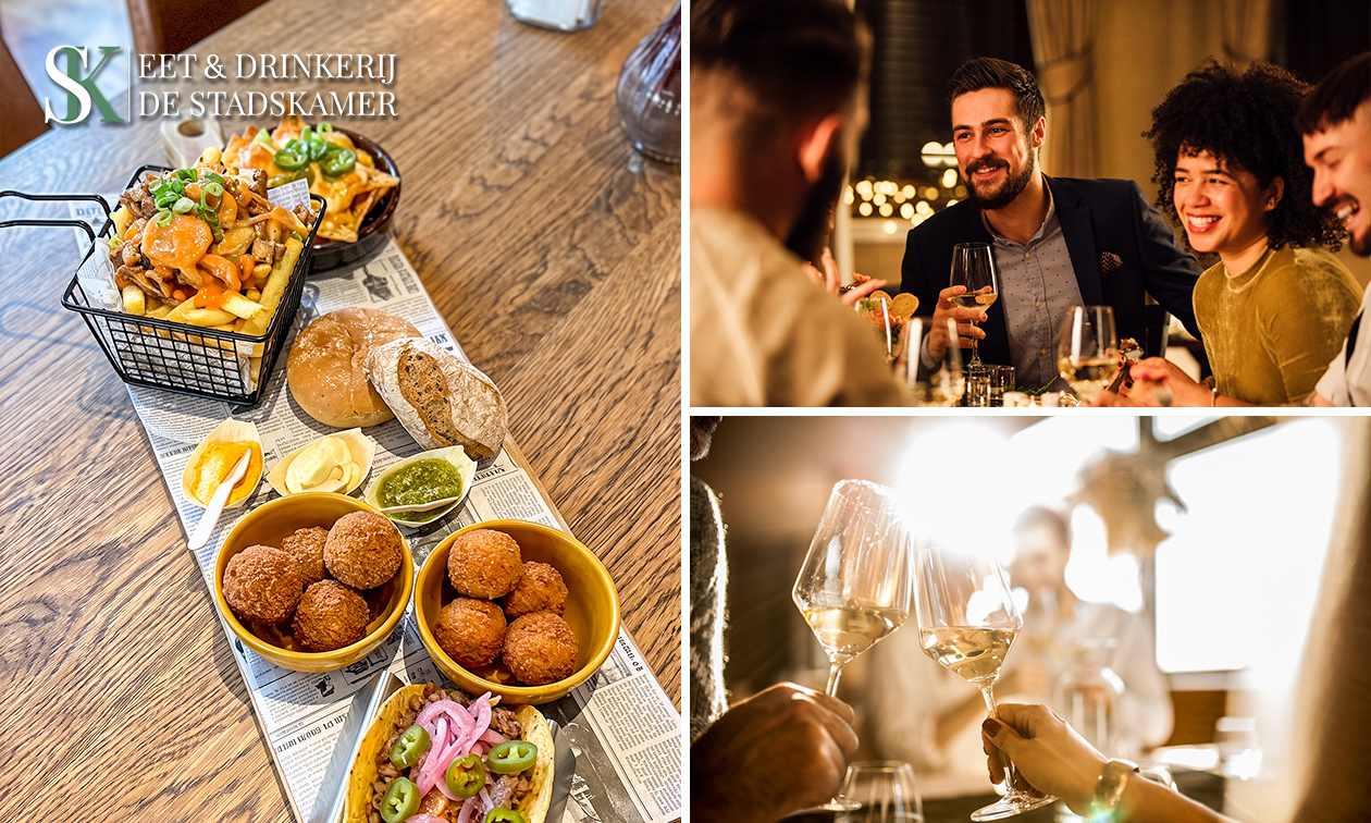 Borrelplank + drankje in hartje Hasselt