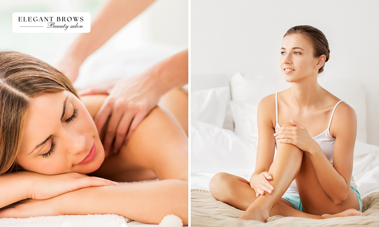 Ontspanningsmassage (60 min) of waxbehandeling